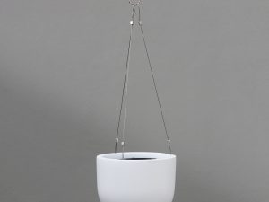 White Balcony Pot